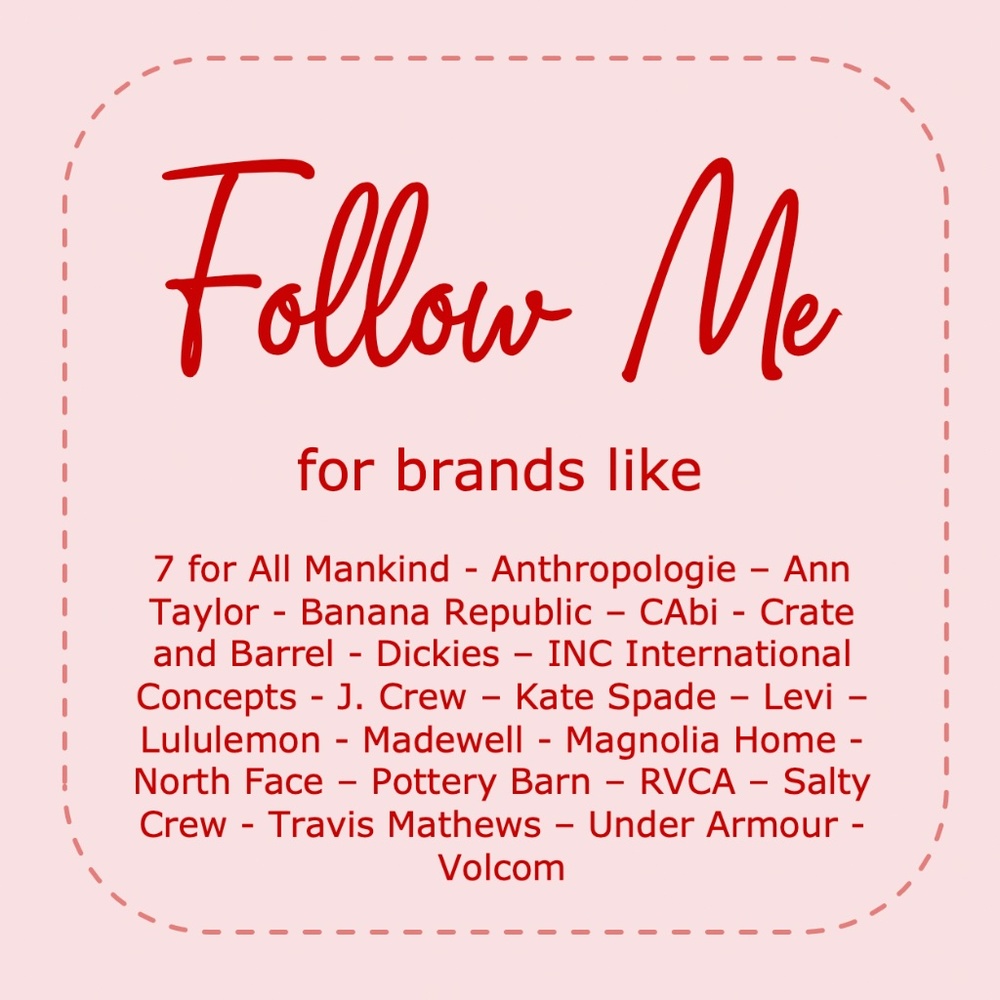 FOLLOW ME FOR BRANDS LIKE....